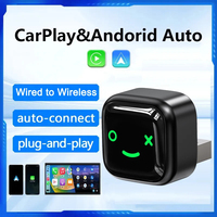 2 IN 1 Wireless CarPlay Android Auto Dongle Adapter Smart Mini Box USB Plug Play For Ford Benz KIA Audi VW Toyota Nissan Honda
