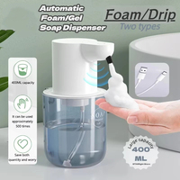 New 2025 Automatic Foam/Gel Soap Dispenser 400ML 4Gears Infrared Sensor Foaming Soap Dispenser IPX5 For Bathroom