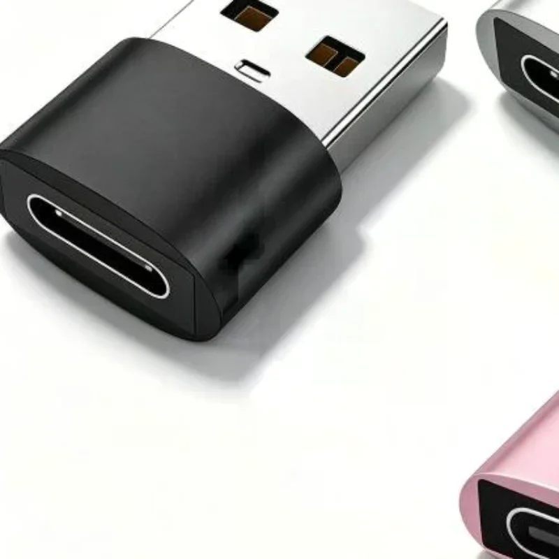 OTG Adapter USB to Type C Converter High Speed Data Transfer for Office Workers Laptop PC Mobile Phone 1 Pack