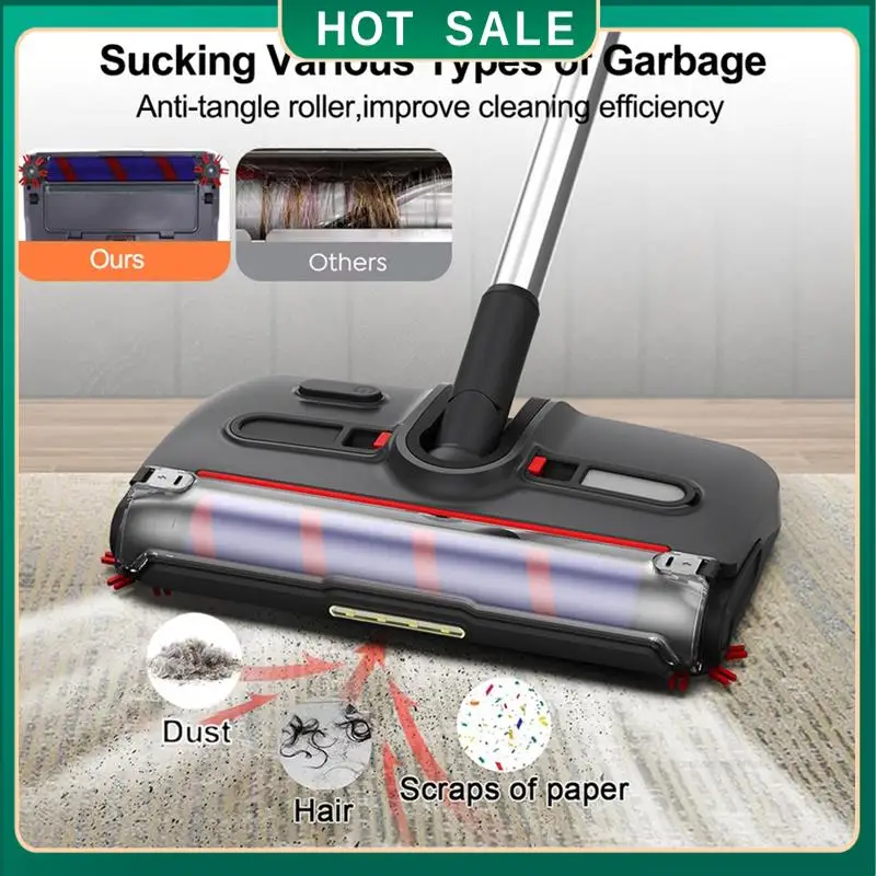 

24-Hour Delivery Cordless Electric Sweeper & Mop,Rechargeable Handheld Floor Cleaner For Carpets And Hard Floors,Portable And Co