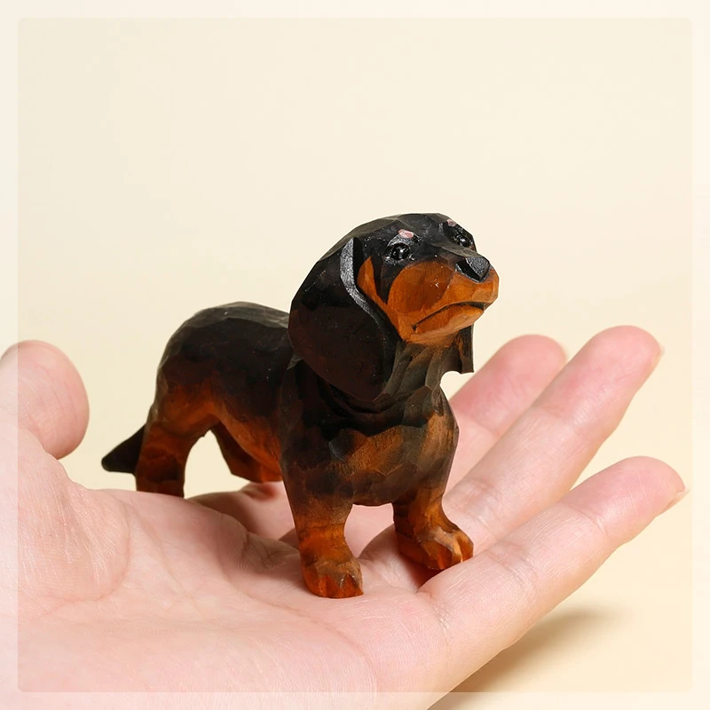 

Handmade Dachshund Solid Wooden Art，Car Accessory，Solid Wood，Pet Keepsake，Christmas Gift，Heartwarming Gift