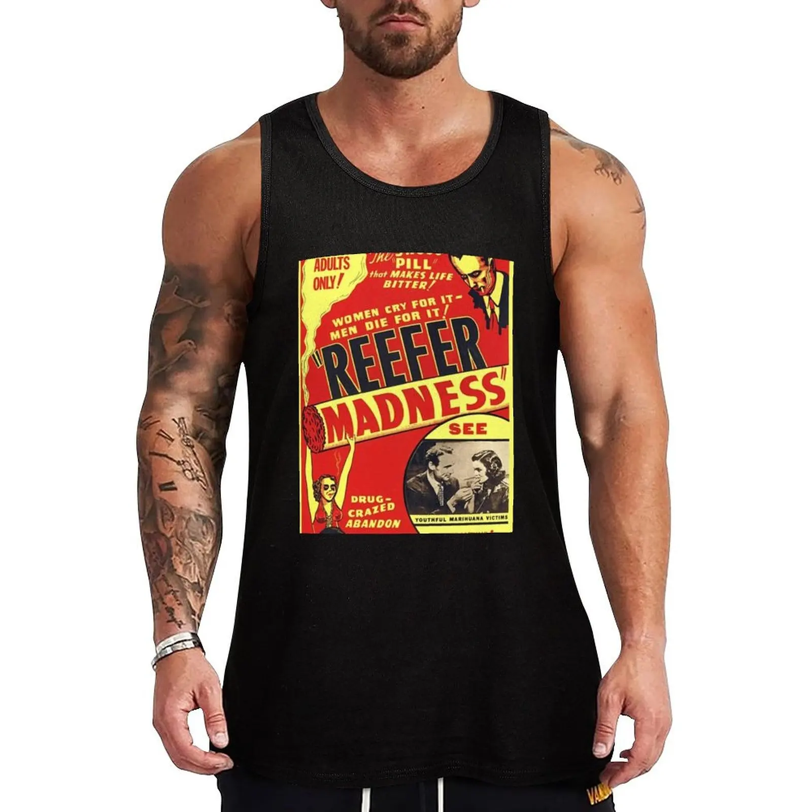 

Reefer Madness Tank Top Quick Dry Tank Top Breathable Lightweight Sleeveless