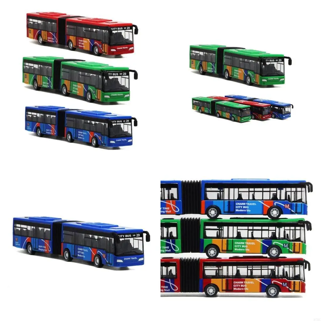 

97BC 7,28x1,18 дюйма дети притворяются, что трение Power Bus модель аксессуары развивающие игры для дошкольников настольная