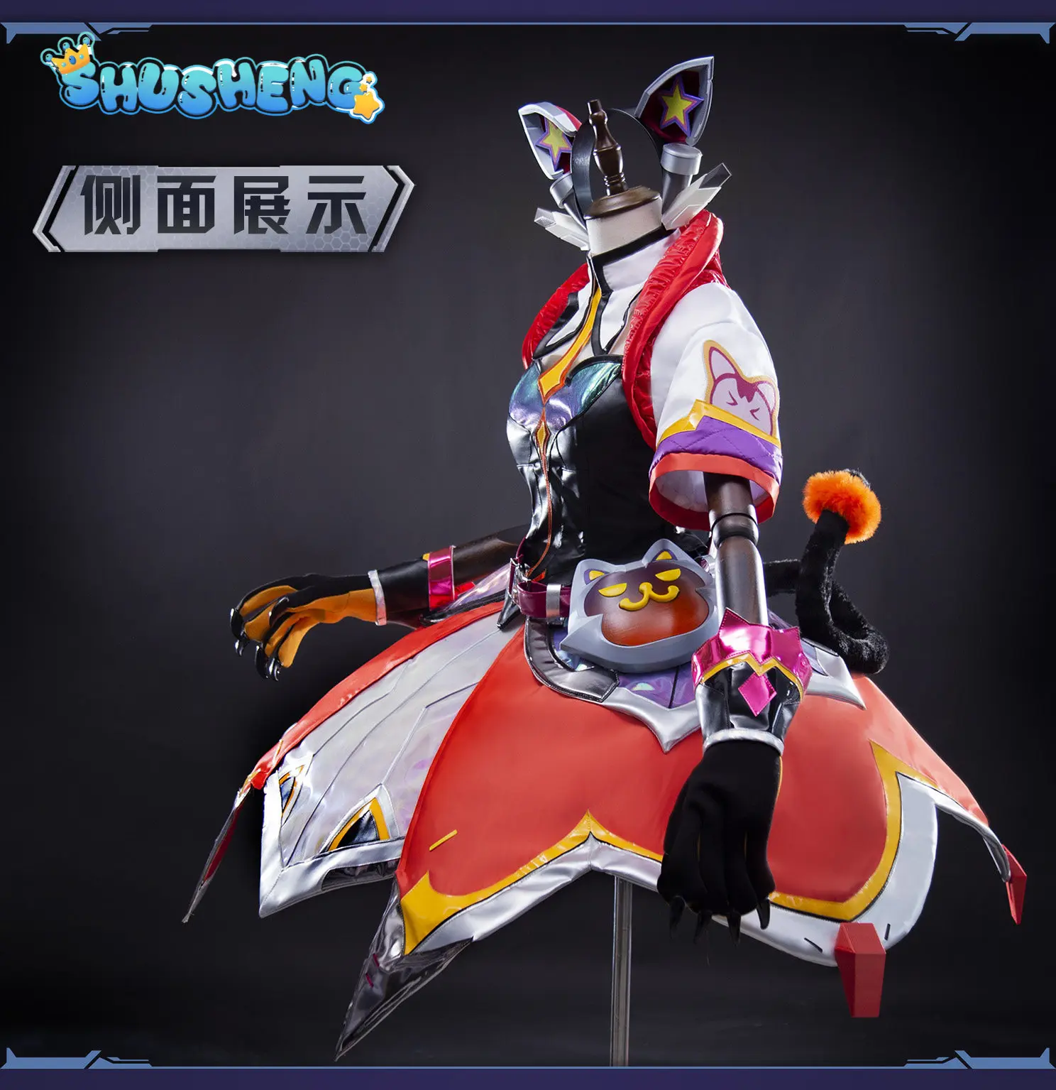 

New Gwen Cosplay Costume Anime Game LoL The Hallowed Seamstress Gwen Sexy Woman Lolita Uniform Halloween Loli Daily Dress Suit