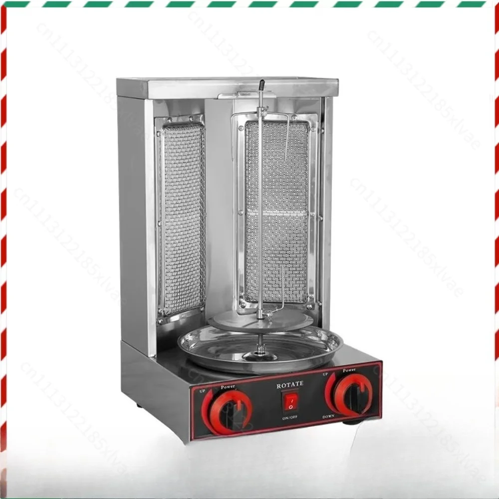 Vertical Rotisserie Grill Commercial Auto Rotating BBQ Oven For Various Meat Roasting