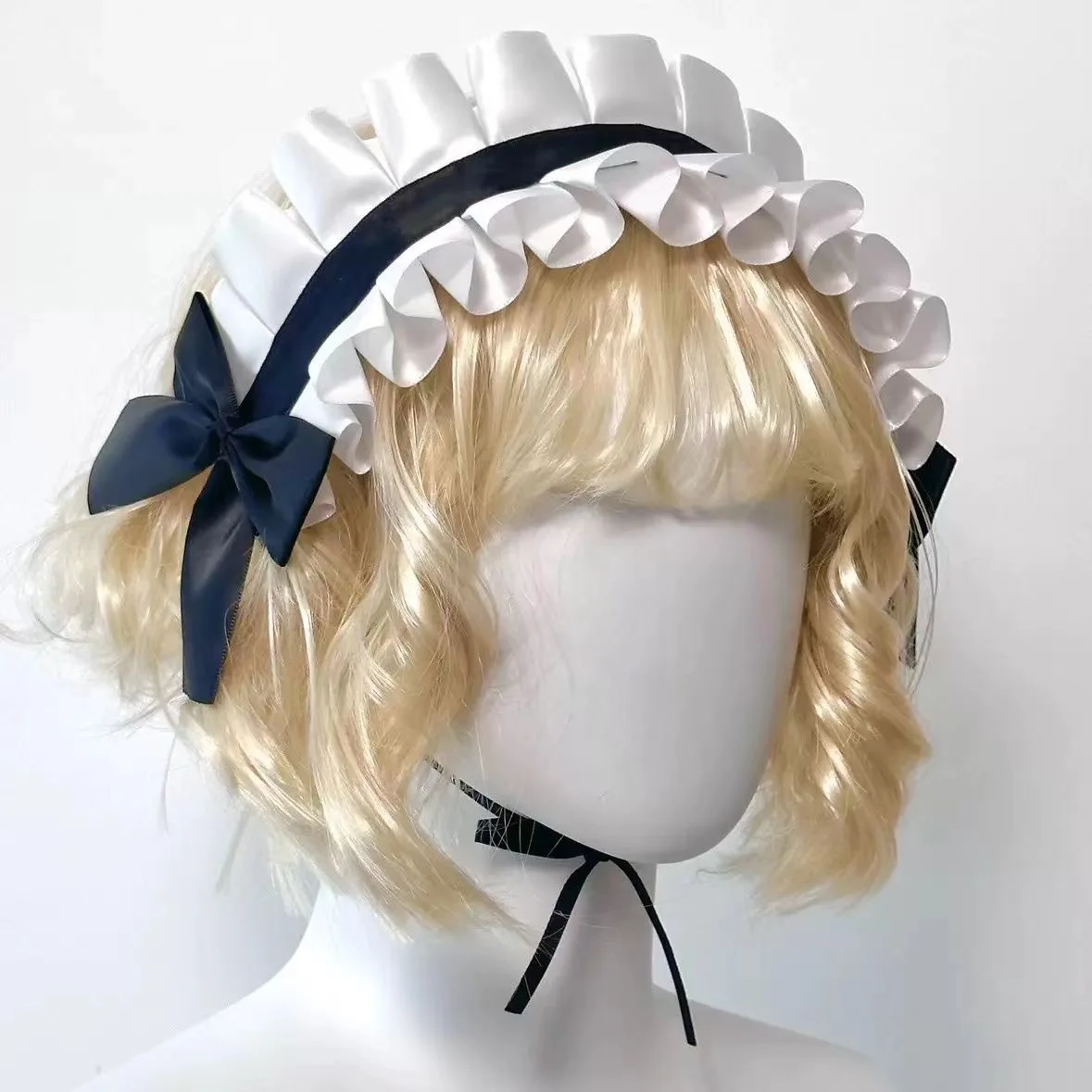 น่ารักLolitaแม่บ้านเครื่องแต่งกายผู้หญิงแม่บ้านCosplayเครื่องแต่งกายภาพเคลื่อนไหวแสดงอะนิเมะแม่บ้านน่ารักอุปกรณ์เสริมผม