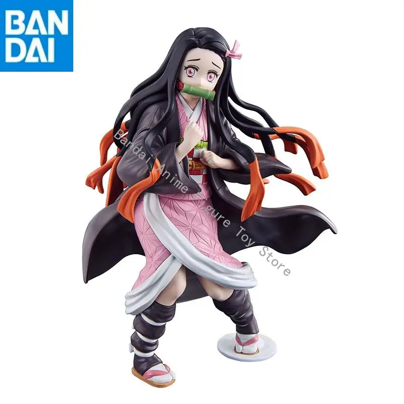 متوفر في المخزون الأصلي الأصلي بانداي نامكو S.H.Figuarts شيطان القاتل نموذج كامادو Nezuko الجمعية عمل الشكل سطح المكتب زخرفة لعبة #3