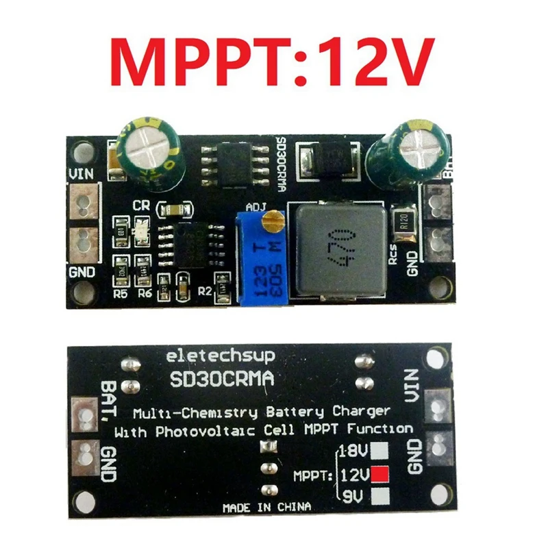 MPPT Solar Controller 1A 3.2V 3.7V 3.8V 7.4V 11.1V 14.8V Lithium Ion Lifepo4 Titanate Battery Charger Module