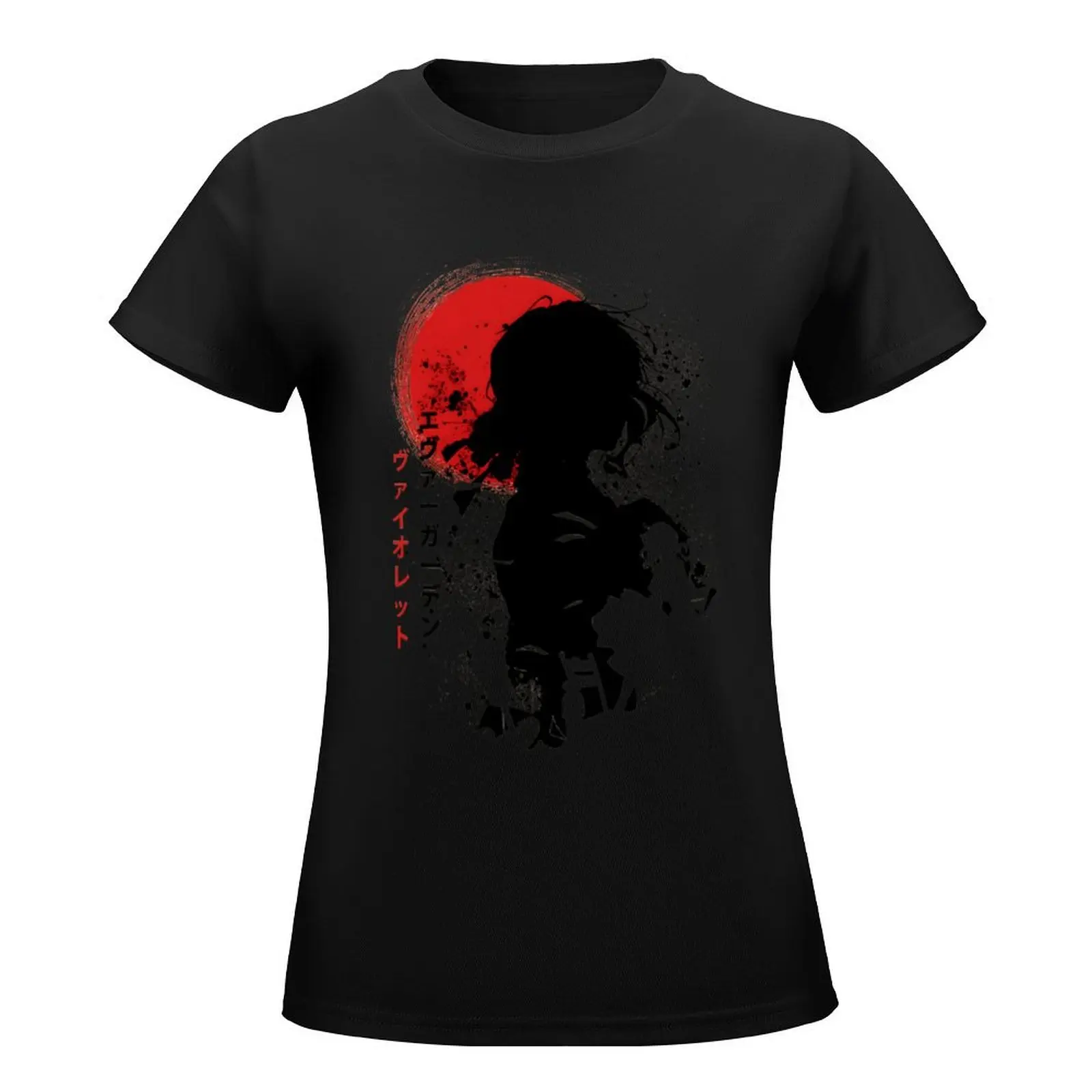 Violet evergarden dark T-Shirt cute tops Female clothing workout t shirts for Women