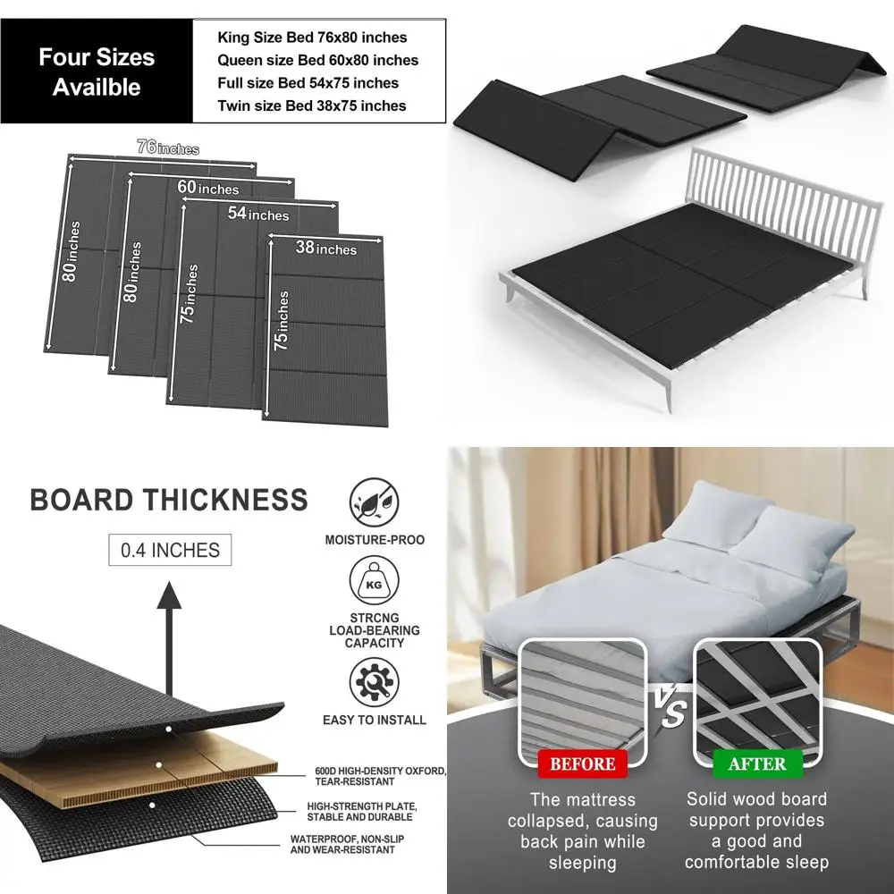 

Полноразмерная складная пружинная кровать Imperius размером 10 мм, 54x75, с дышащими плоскими рейками