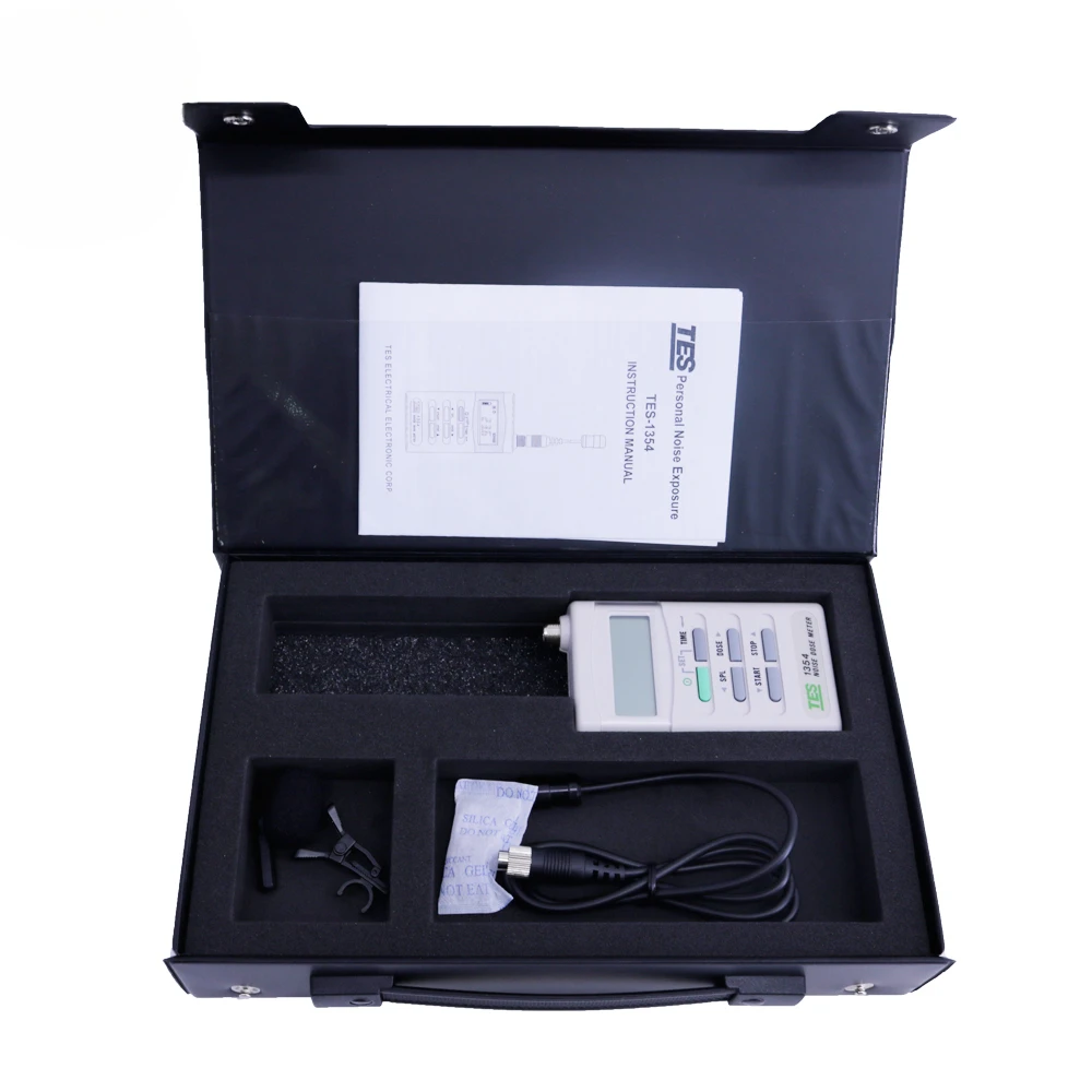 TES-1354 Geluidsdosismeter Geluidsdosismeter 30dB tot 130dBd test TES1354