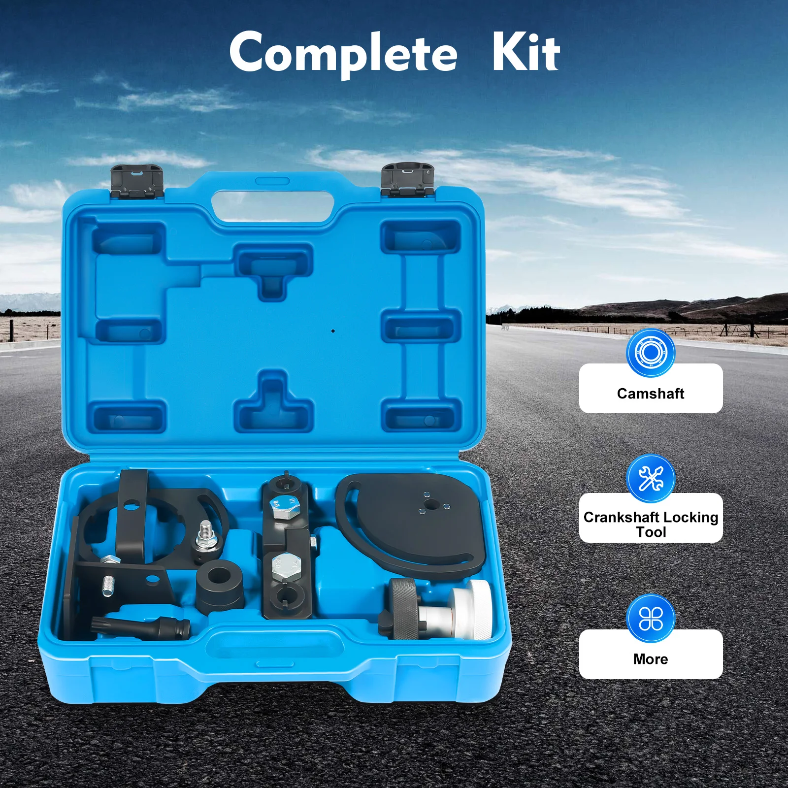 

Engine Timing Belt Tools Camshaft Alignment Tool Kit Fit for Volvo 3.0, 3.2, T6, S80, Xc90, Xc60, Xc70, Land Rover 3.2 I6 2006