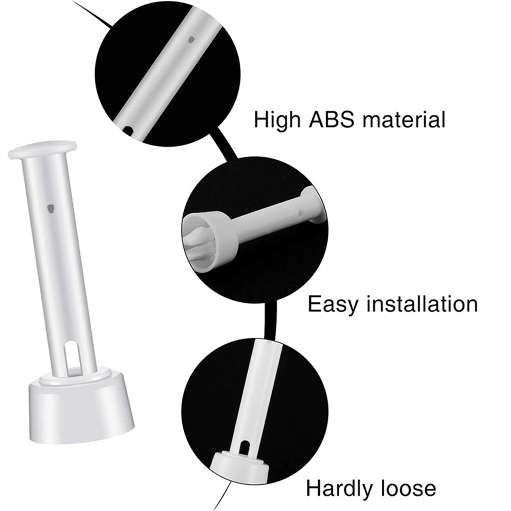 24 قطعة من دبابيس وصلات حمام السباحة البلاستيكية والأختام المطاطية لأجزاء حمام السباحة ذات الإطار الدائري فوق الأرض من انتكس 28270-28273 (2.36 بوصة)