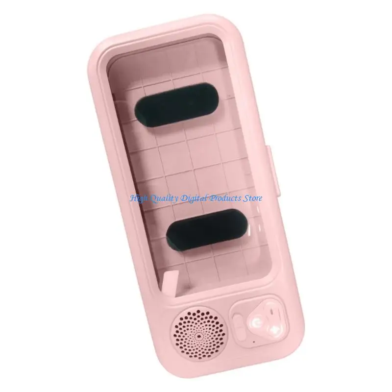 U2JE Protective Waterproof Device Holder For Bath Kitchen Featuring Gentle Lighting Effect
