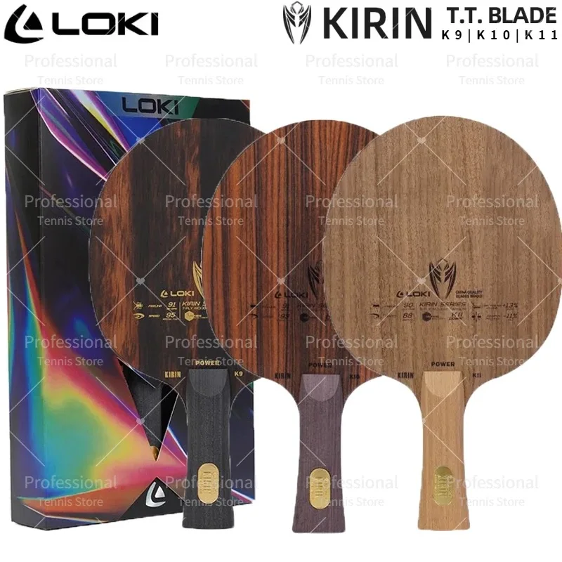 

Original LOKI KIRIN K9 K10 K11 Table Tennis Blade Professional Carbon Fiber OFF+ Ping Pong Blade with Stiff Surface Material