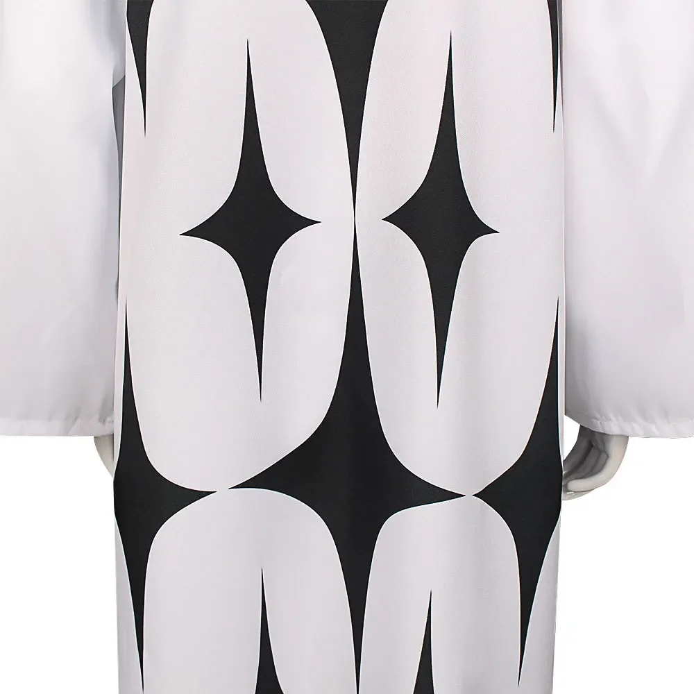 CosplayAnime Piece Pell Cosplay Costume White Long Robe Uniform Headwear Necklace Suit Halloween Carnival Party Clothes for Adul