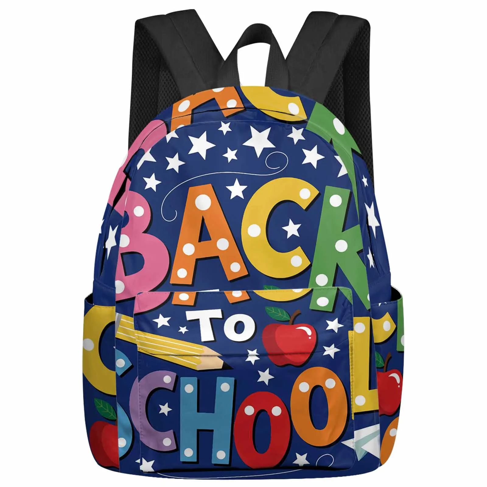 

Bule School Season Fruit Pencil Backpacks Teenagers Student School Bags Men Women Travel Mochila