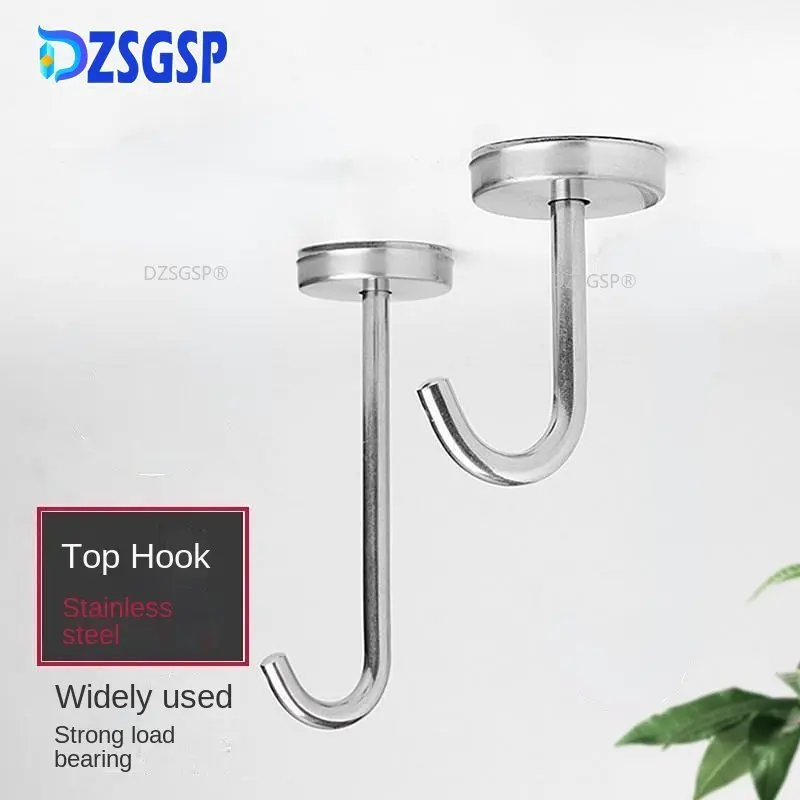 

DZSGSP Mosquito Net Bathroom Hanger Stainless Steel Ceiling/Roof Hooks Easy To Install Storage Fan Hook for Lantern Fengling