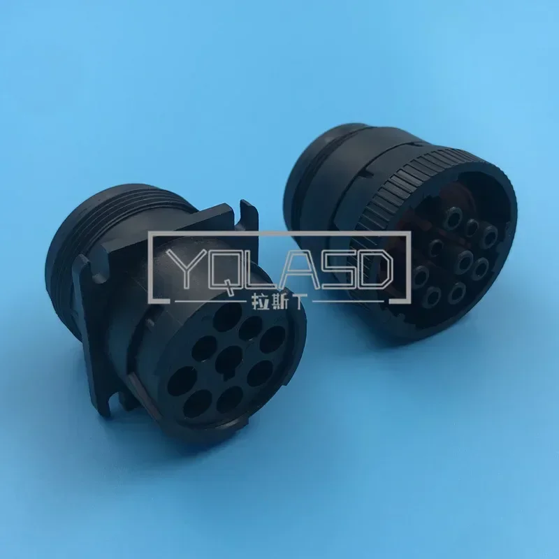 9 Way HD16-9-1939P HD16-9-1939S Deutsch Sealed Automobile Socket Diagnosctic Tool Circular Plug AC Assembly For Track J1939