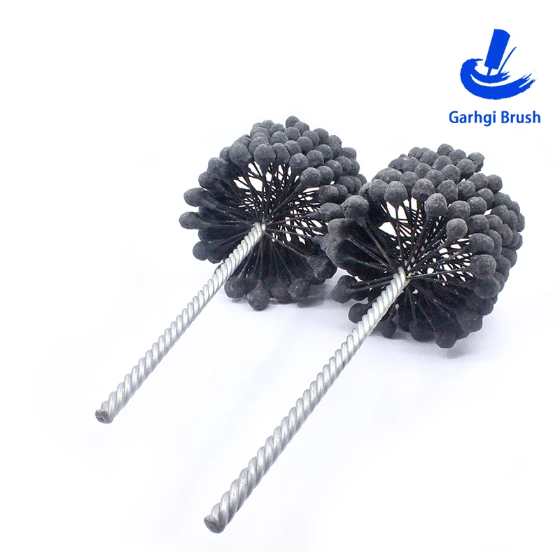 105 مللي متر مرنة شحذ فرش اسطوانة شحذ أداة 240 حصى أكبر عمود الحدبات اسطوانات محرك السيارة إزالة الأزيز تلميع تدريبات الطاقة #4