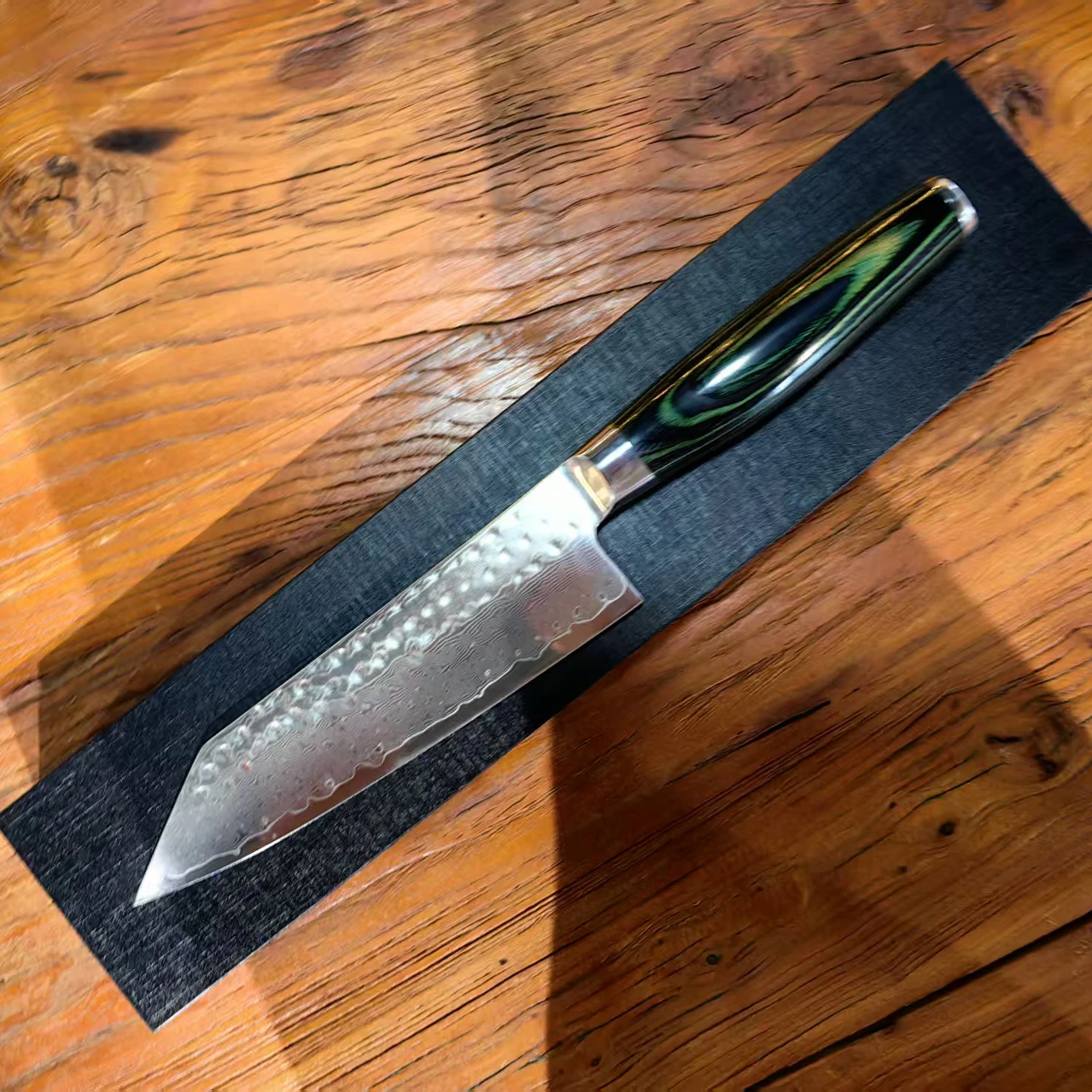 7 Inch Kiritsuke Knife Damascus VG-10 Steel Blade Chef Cleaver Meat Slicing Vegetables Handmade Forged Japanese Kitchen Knives