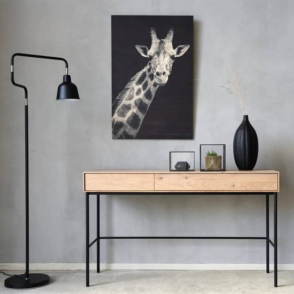 Moanro desk French log study makeup table color matching