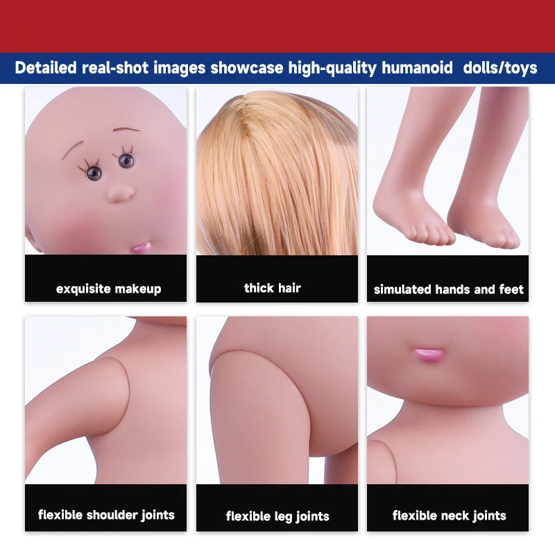 لعبة دمى ميا بارتفاع 24 سم هدايا للأطفال مجموعة عطلة عيد الميلاد - شعر بني، شعر أشقر، شعر أسود #3