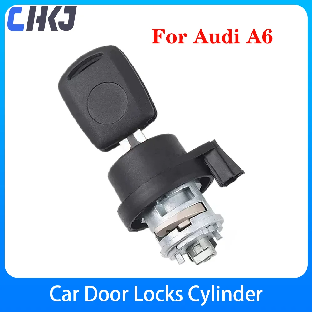 

CHKJ For Audi A6 Car Door Locks Cylinder Latch With One Key Car Look Ignition Lock Cylinder Locksmith Tools Repair Kit