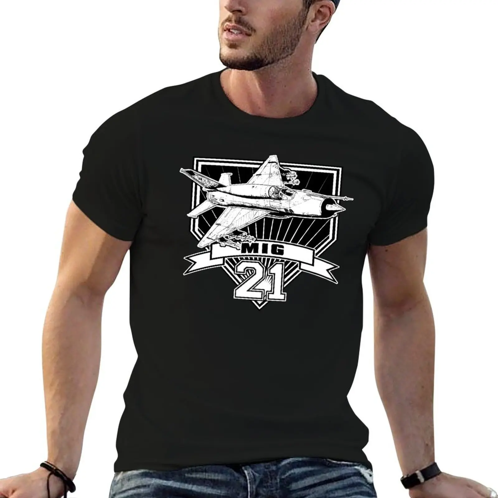 

Mig 21 T-Shirt cotton t shirt man men t shirt cotton 100% T-Shirt