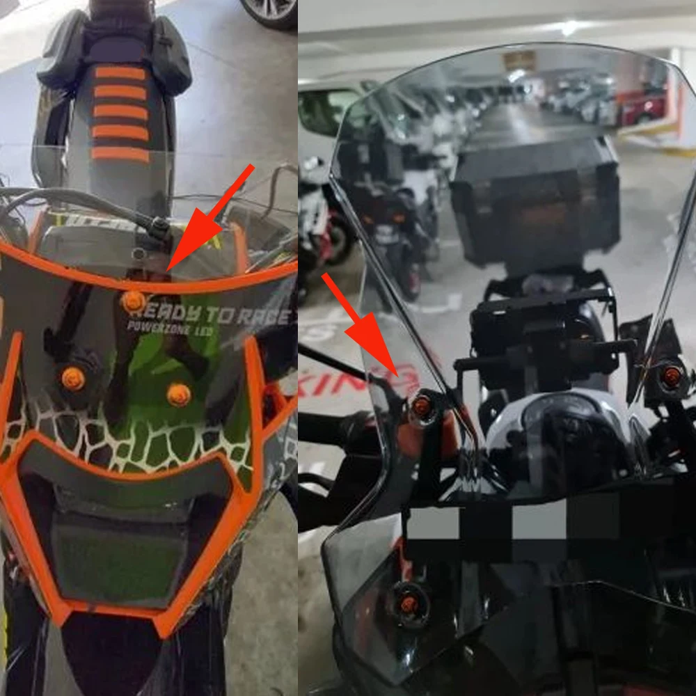 ل CFMOTO 250SR 250 SR 2018 2019 2020 2021 2022 العالمي للدراجات النارية الملحقات كاملة هدية مجموعة مسامير مسامير المكسرات #3