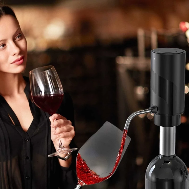 Điện Rượu Rót Rượu Tiện Lợi Máy Sục Khí Đa Năng Rượu Máy Sục Khí Rượu Nhà Phụ Kiện Dễ Dàng Gạn Dropshipping