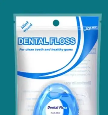 

1 Roll 50M Dental Flosser Oral Hygiene Teeth Cleaning Wax Mint Flavored Dental Floss Spool Toothpick Teeth Flosser Clean Tool
