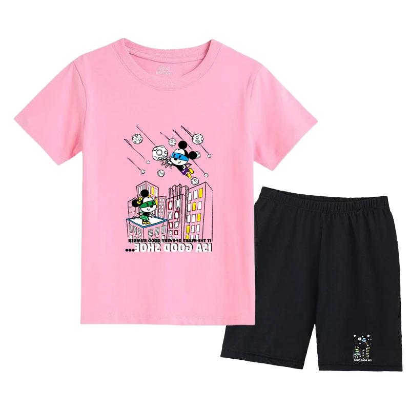 

Minnie Mouse Children T-shirt Kawaii Number T Shirts Anime Cartoons Casual Clothes Kid Girl Boy Top