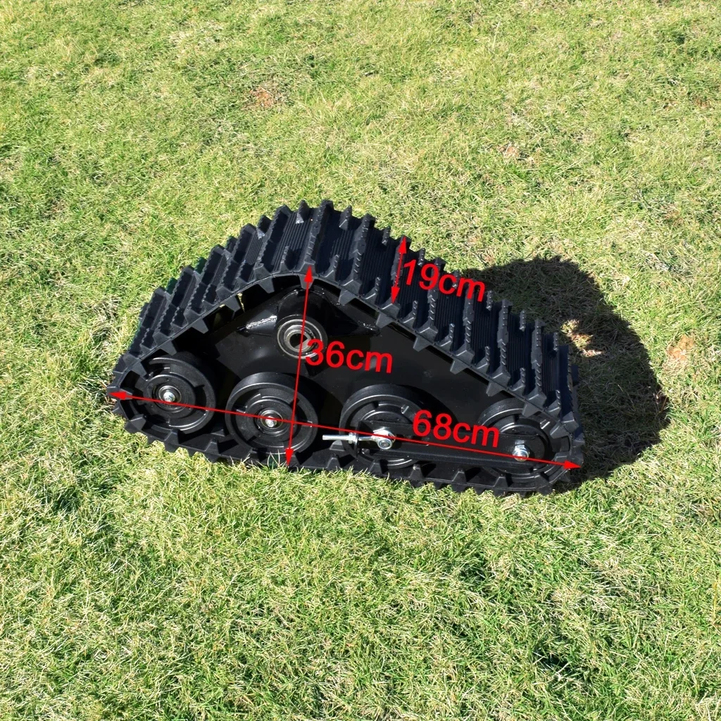 1 PCS M ATV 4 wheeler Buggy Snow Track Tracks Sand Snowmobile Track Assembly Tracked vehicle DIY modification