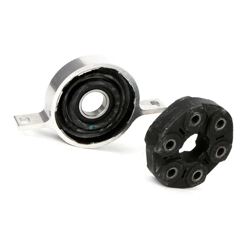 

Car Chassis Flex Joint Disc & Driveshaft Center Support Set For BMW E90 E91 E92 E82 26127526631 26111225624 Replacement