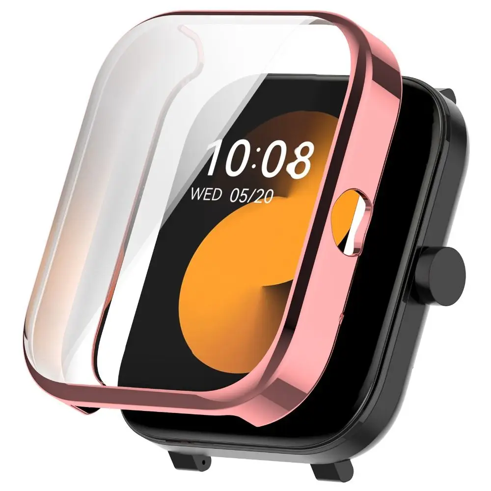 New Full Cover TPU Case Bumper Watchband Screen Protector Accessories Soft Protective Shell for HayLou GST Lite/GST
