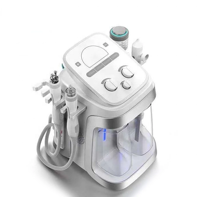 6 in 1 New H2O2 Hydrodermabrasion Aqua Peel Facial Machine With Black Head Vacuum