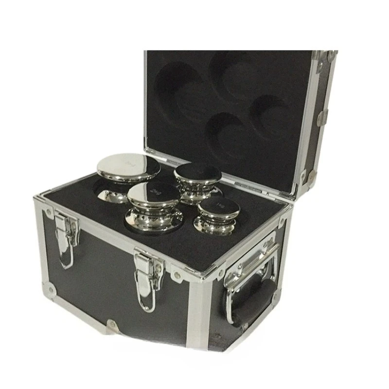 F1 1kg-5kg High Precision Stainless Steel Calibration Weight Kit Anti-Corrosion for Lab Industrial Digital Scale Calibration