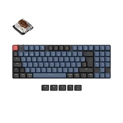 Keychron K13 Pro QMK/VIA Wireless Mechanical Keyboard ISO 80% Layout ABS Keycaps RGB Backlight Hot-Swappable Gateron Switch