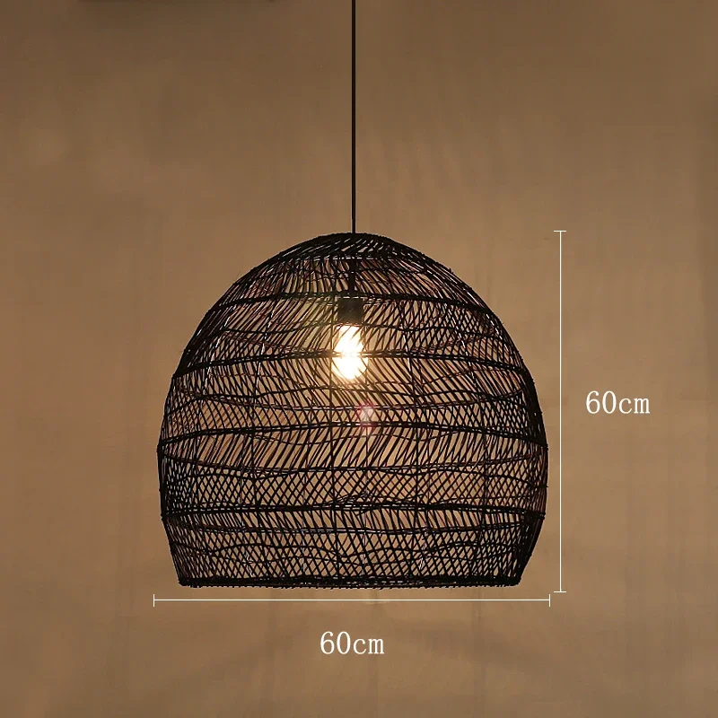 TechHPWeave Pendant Lamp Nordic Style Chandelier Living Room Kitchen Dining Room Bedroom Home Indoor