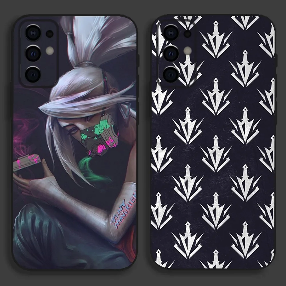 LOL-L A-Akali kda Game Phone Case For Samsung S24,S21,S22,S23,S30,Ultra,S20,Plus,Fe,Lite,Note,10,9,5G Black Soft Cover