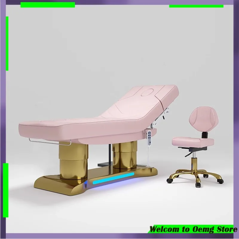 

Large Body Massage Table Home Long Manicure Electric Massage Bed Aesthetic King Lettino Per Massaggi Furniture Beauty Salon
