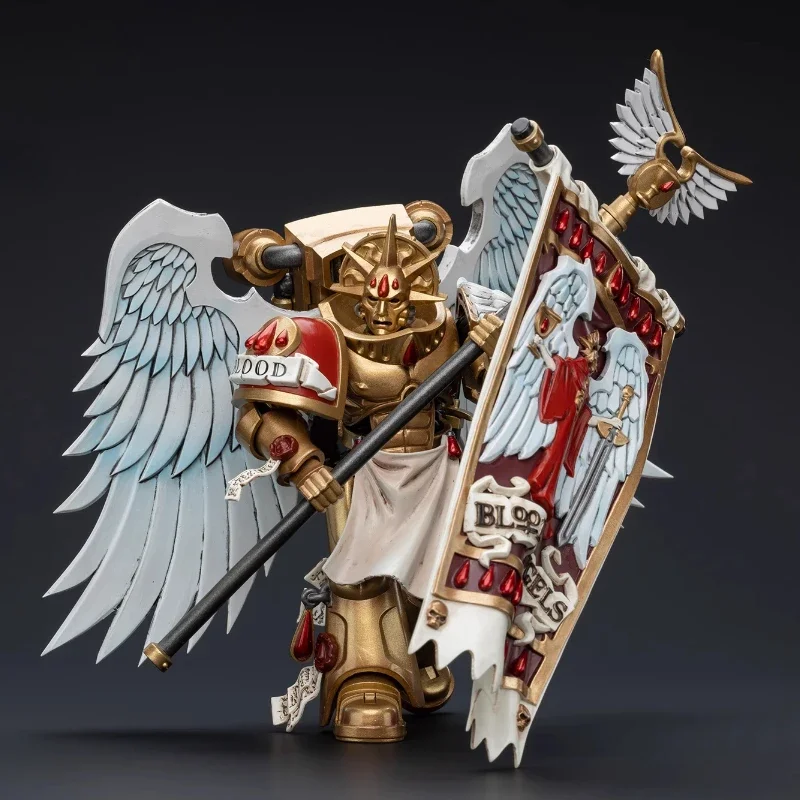 JOYTOY Warhammer 40K Action Figure 1/18 Scale Blood Angel Sanguinary Guard Articulated Military Model Doll Boy Toy Gift Ornament