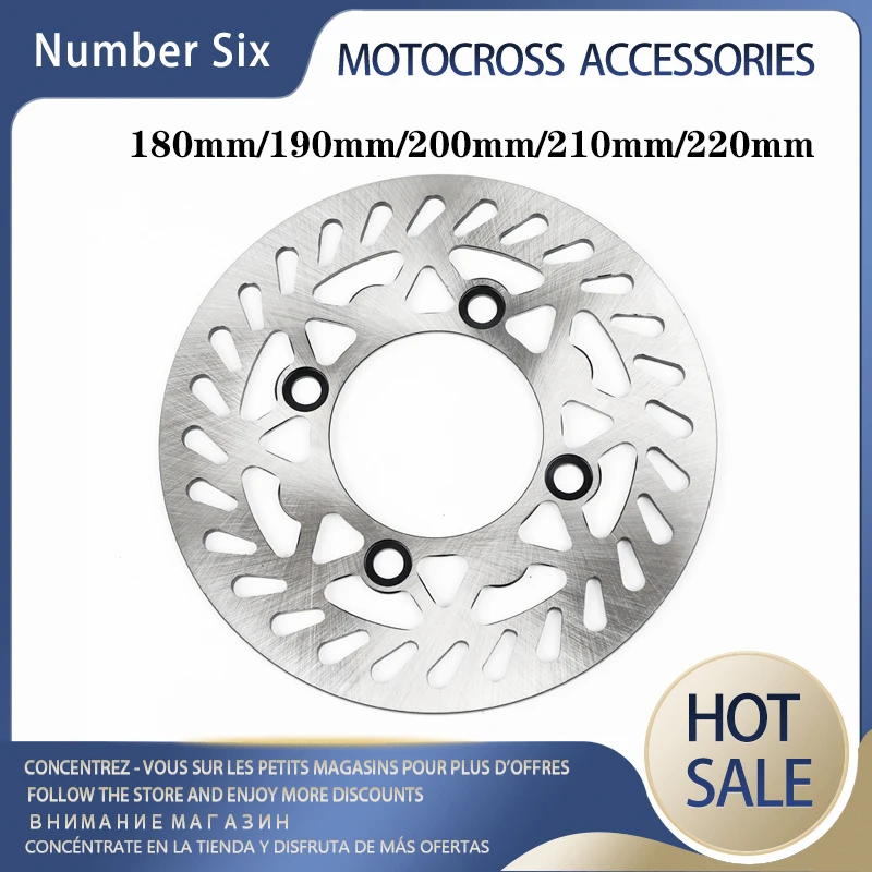 Brake System Motocross180/190/200/210/220/230mm Front Rear Brake Disc Rotor for CRF X0CC 125CC 140CC 150CC Pit Dirt Bike