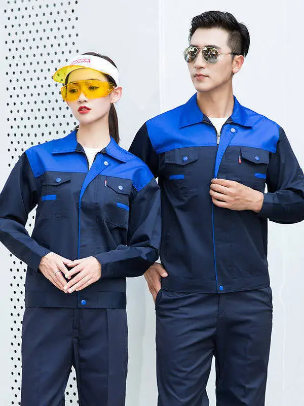 

Комплект спецодежды с длинными рукавами для мужчин и женщин, для строительных работ и ремонта, весенний вариант