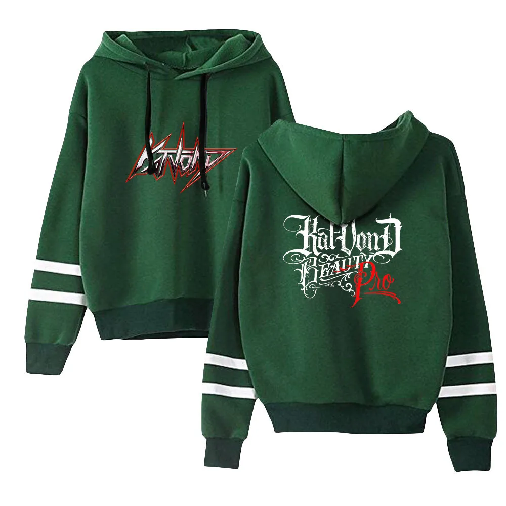 Kat Von D felpa con cappuccio Unisex manica senza tasche felpa uomo donna Pullover Harajuku Streetwear tatuaggio vestiti retrò Plus Size