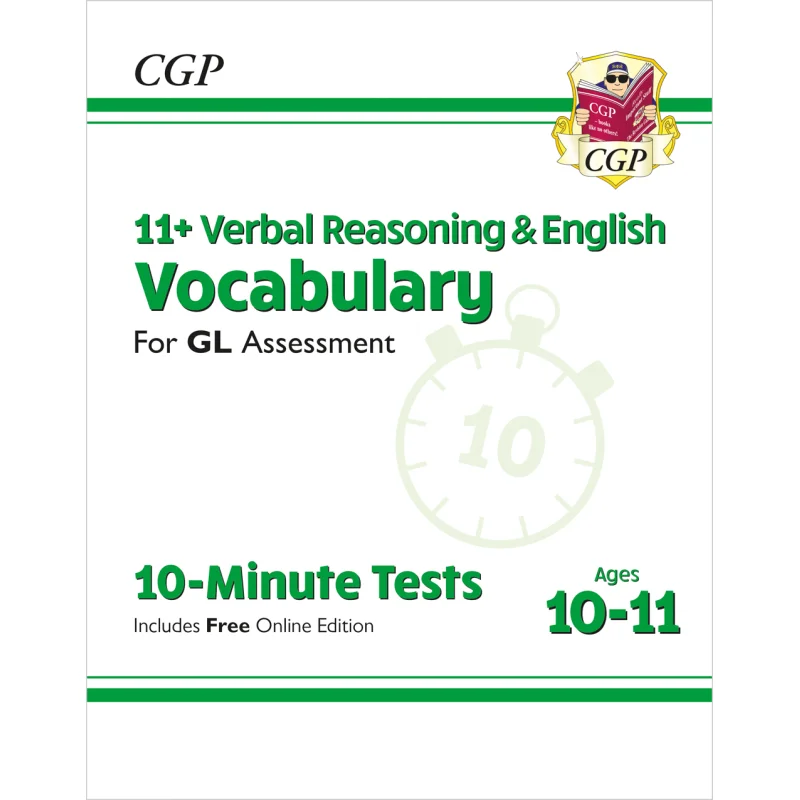 

11 GL 10-минутный словарный запас для вездеходов на английском языке в возрасте 1011 Book 1 с Onl Ed CGP 9781789088076