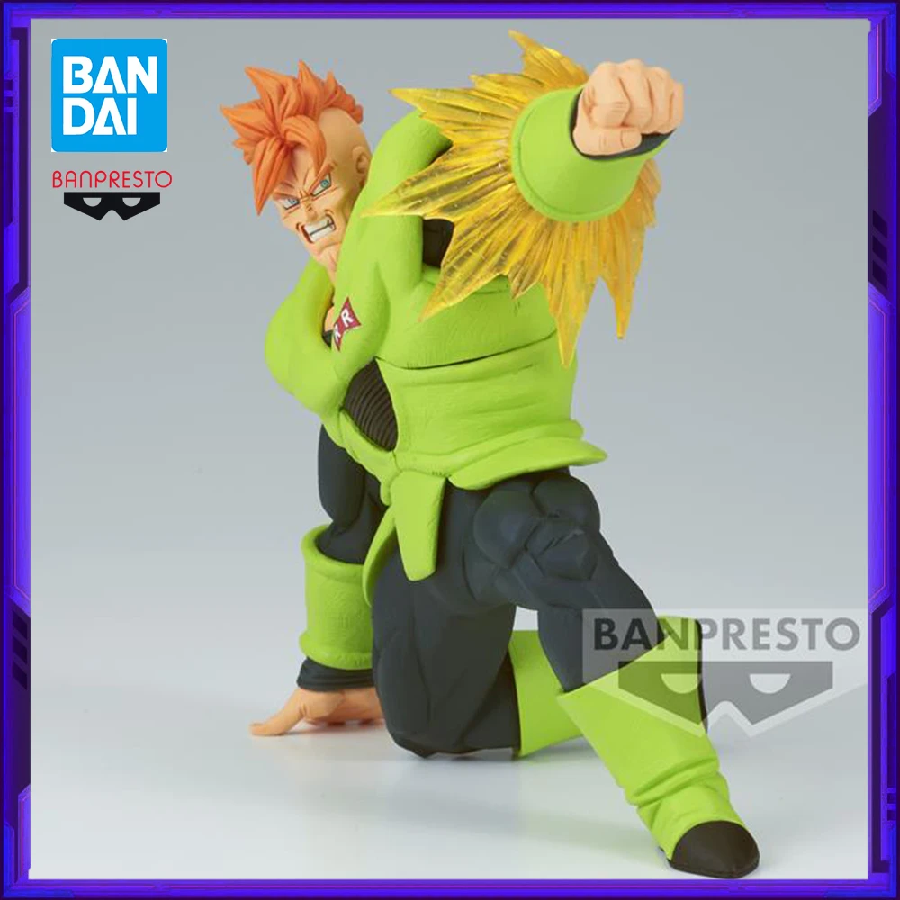 

В наличии Bandai Original Banpresto Dragon Ball G materia ANDROID # 16, аниме-фигурка, модель, фигурки, игрушки