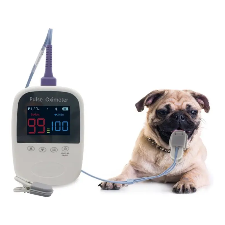 VET Digital Portable Veterinary Pulse Oximeter/ Vet Dog Cat Oximetro/ Animal Tongue Pulse Oximeter MSLV96