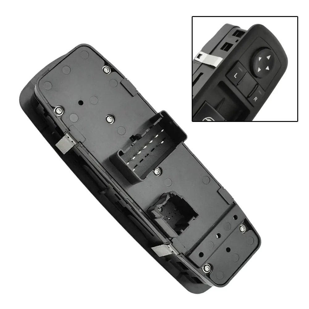 Power Window Switch for Dodge For Ram 1500 2500 3500 2009-2012 Driver Side Compatible with 9+3 Pin Wiring Harness